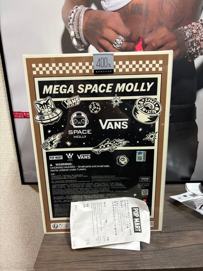 スポーツ MEGA SPACE MOLLY x Vans 400% popmart