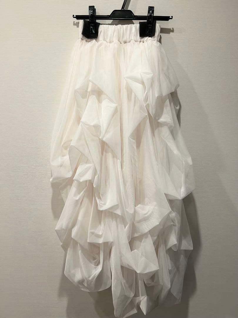 【the toe】Iris Tulle Skirt ホワイトS