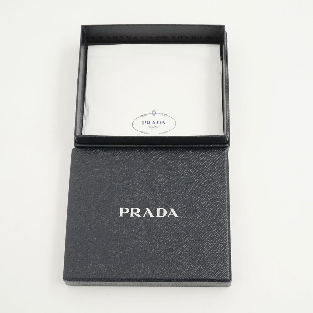 ✨新品未使用・箱保証書付き✨　PRADA ミニ財布　サフィアーノレザー　L字