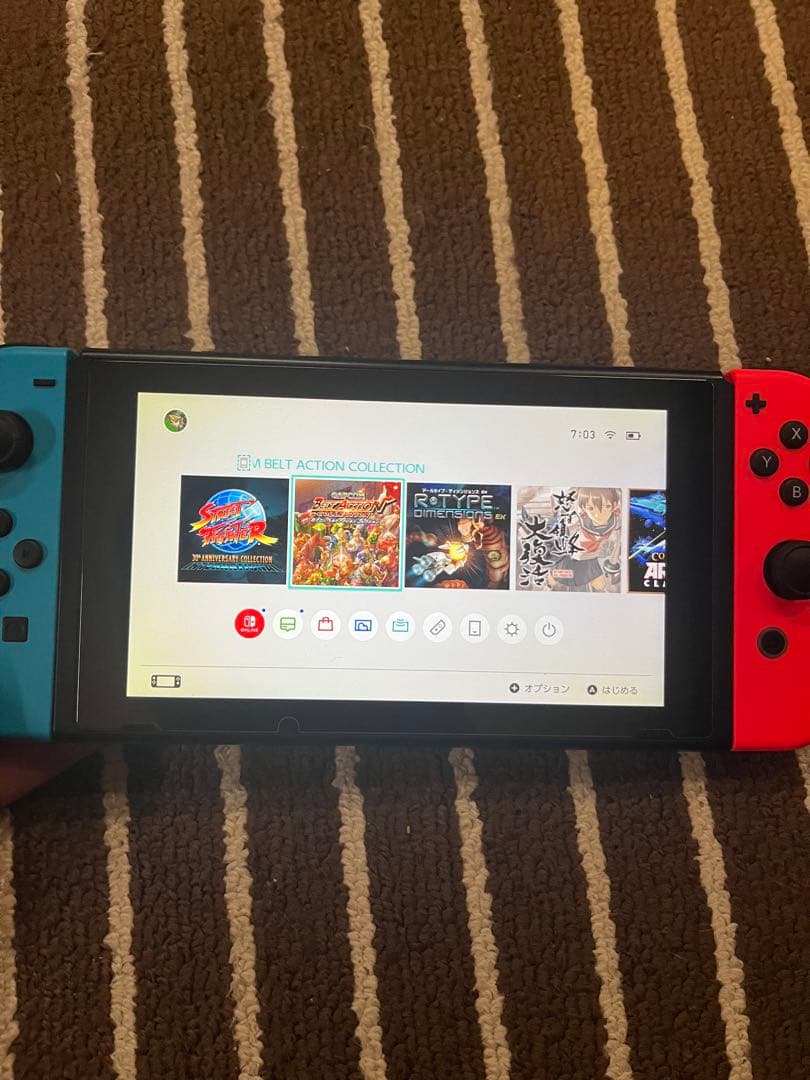 ニンテンドーSwitch本体 バッテリー持続延長モデル 箱説無　おまけ付き