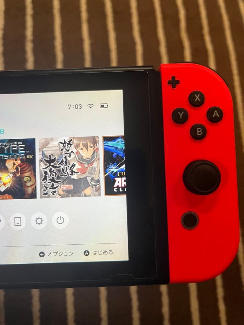 ニンテンドーSwitch本体 バッテリー持続延長モデル 箱説無　おまけ付き