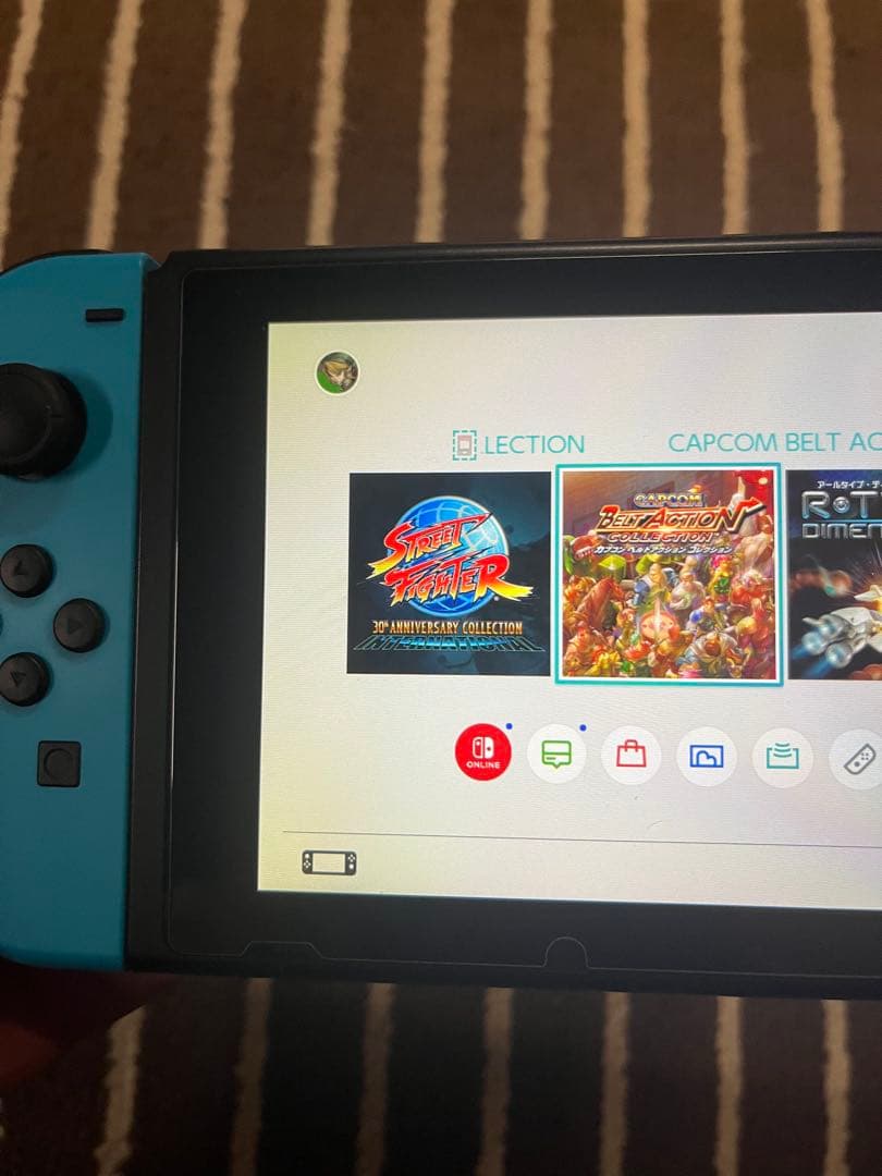 ニンテンドーSwitch本体 バッテリー持続延長モデル 箱説無　おまけ付き