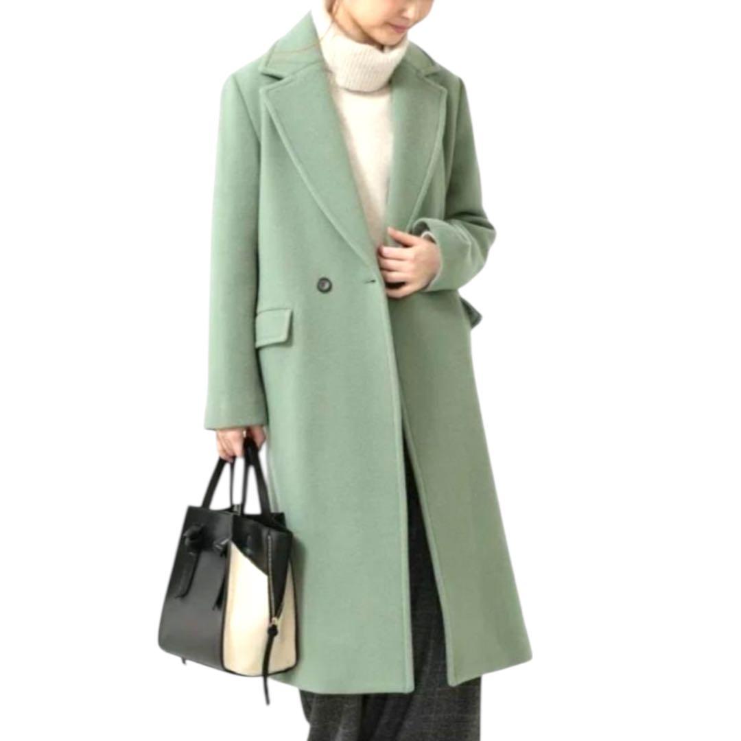 新品✨B:MING by BEAMS メルトン ダブル チェスターコート ロング