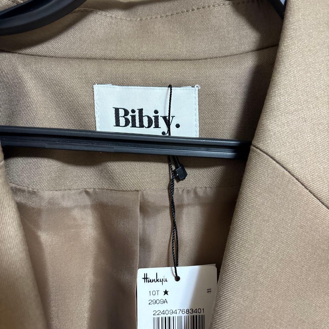 新品未使用タグつき　Bibby ブラウン系　ジャケット　ベージュ
