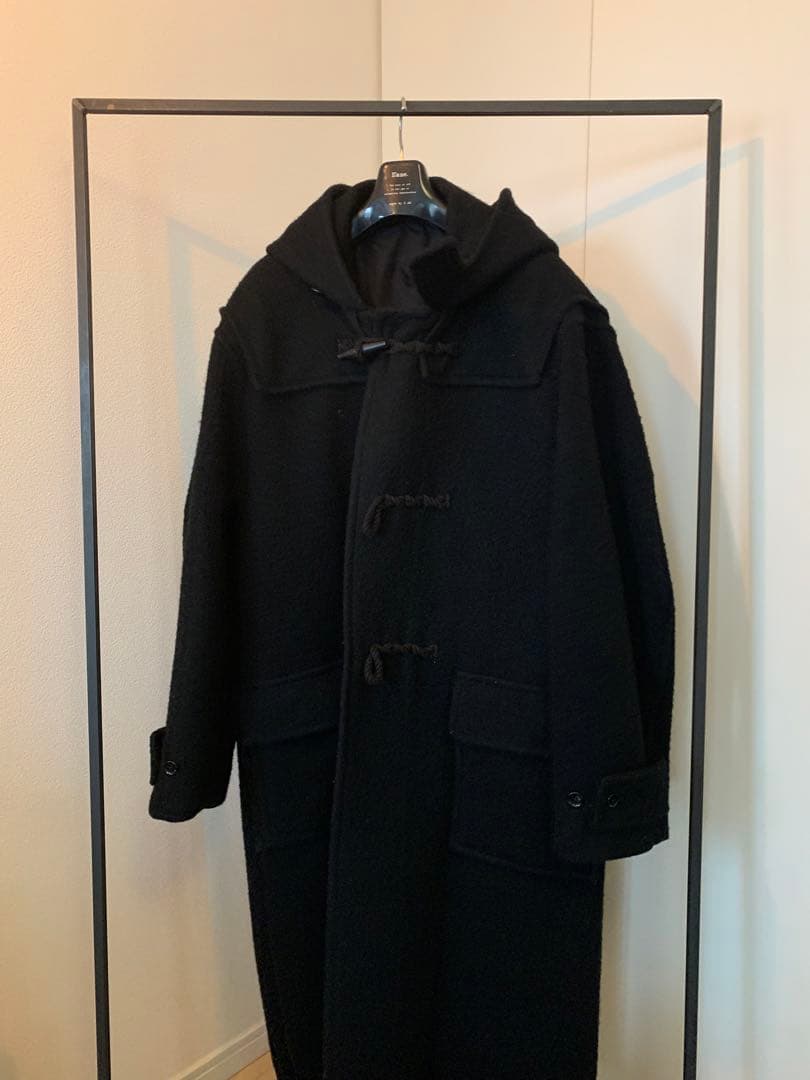 【blurhms / ブラームス】Wool Melton Duffle Coat