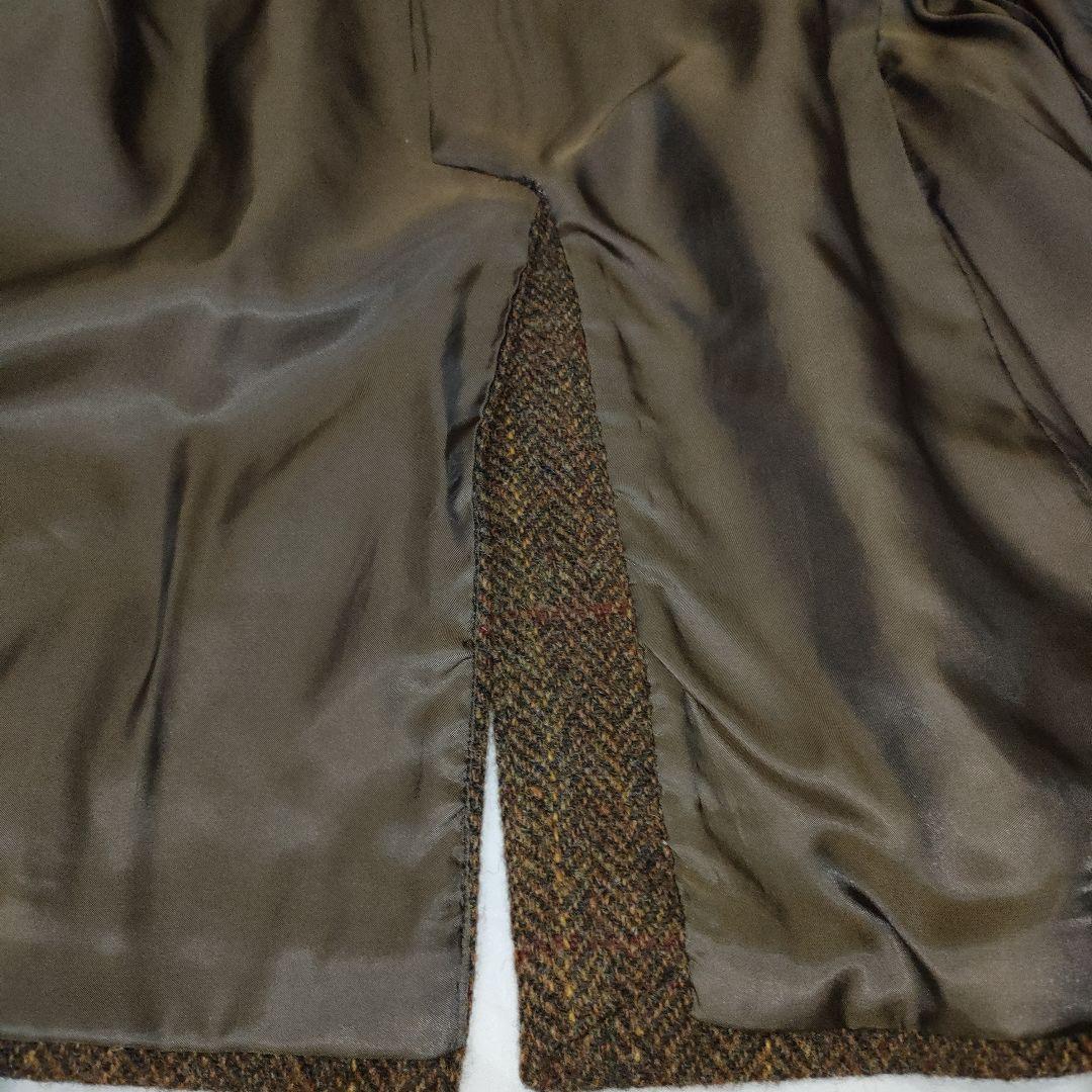 Harris Tweed ハリスツイード 　ジャケット　ヘリンボーン　茶