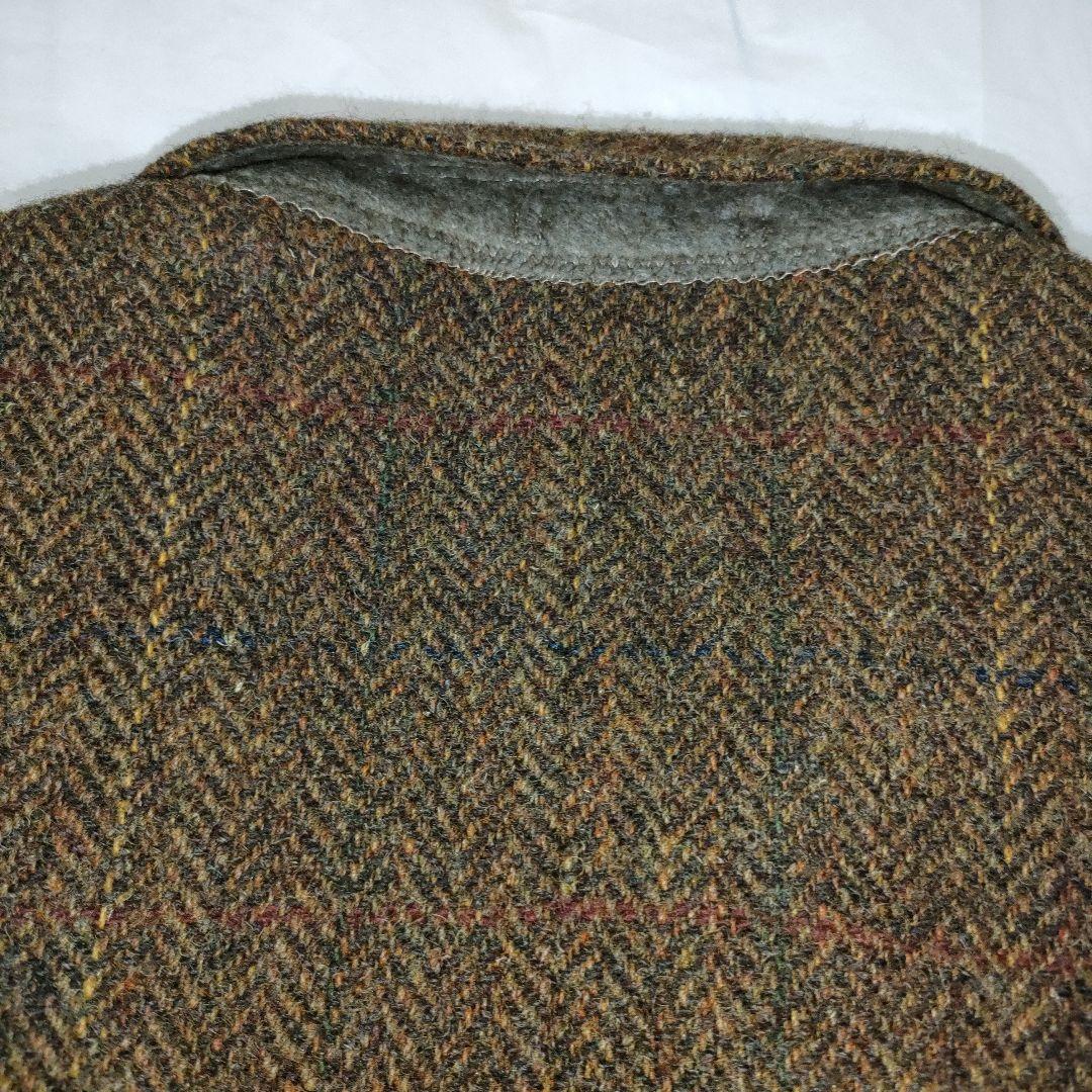 Harris Tweed ハリスツイード 　ジャケット　ヘリンボーン　茶