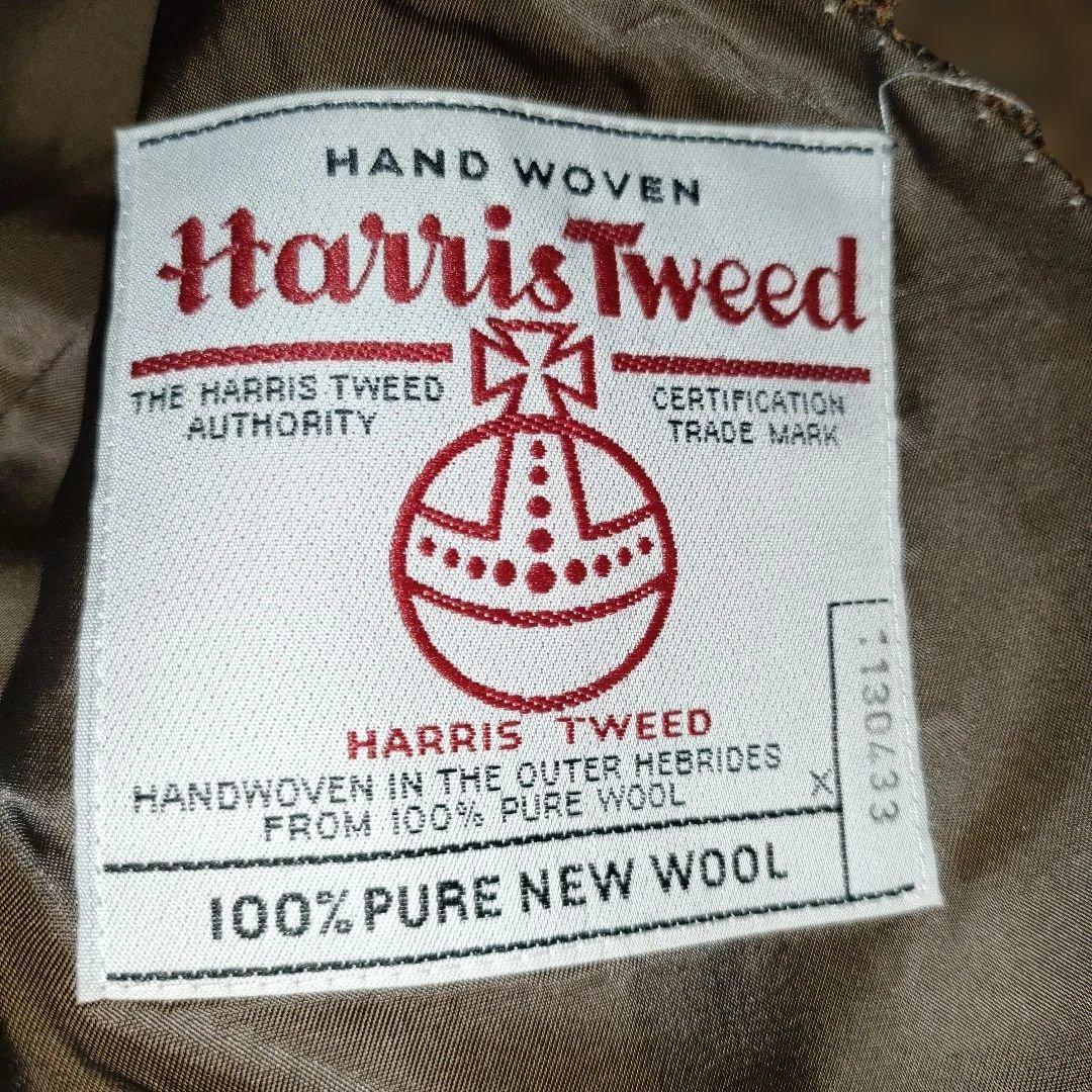 Harris Tweed ハリスツイード 　ジャケット　ヘリンボーン　茶