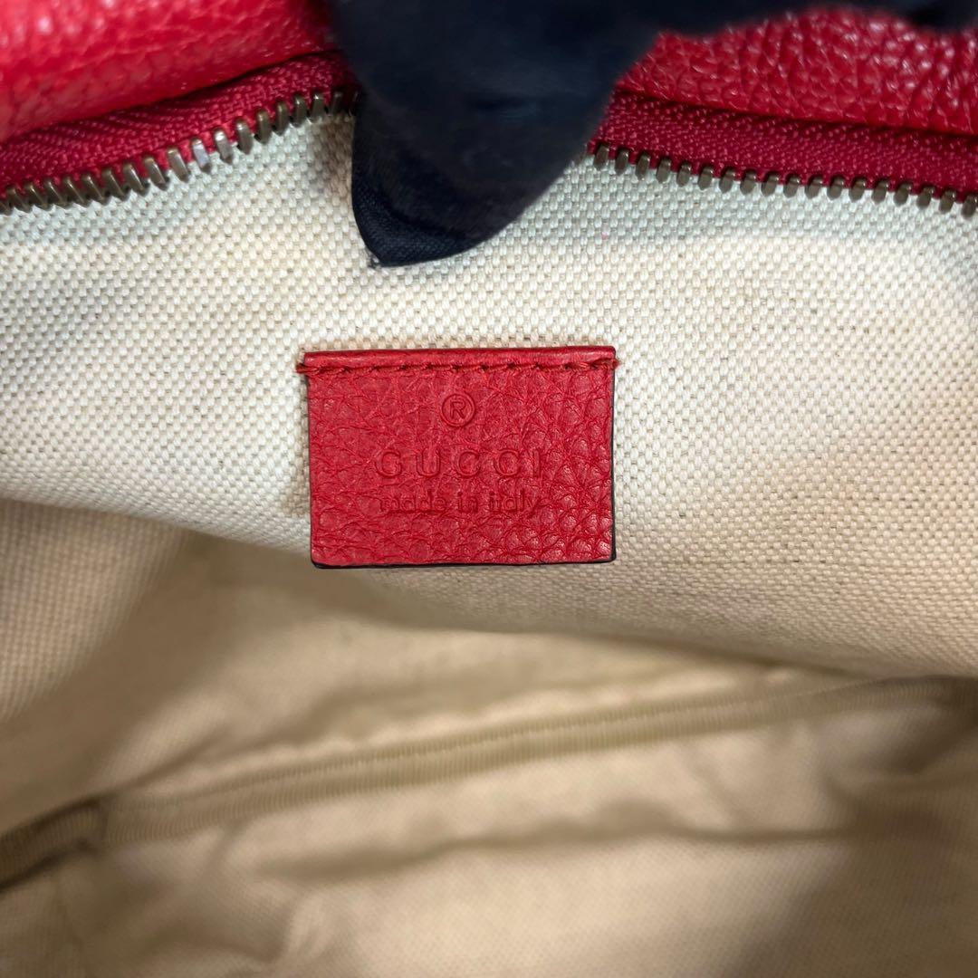 プ*M様 GUCCI ボディバッグ・ウエストポーチ レッド