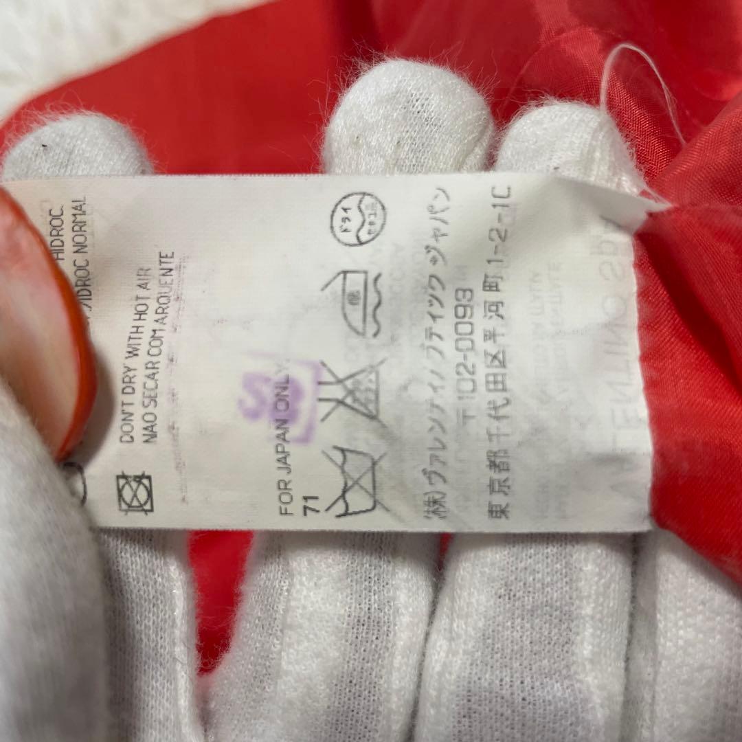 美品　ヴァレンティノ　リネン混　リボン袖　上品　ジャケット　40