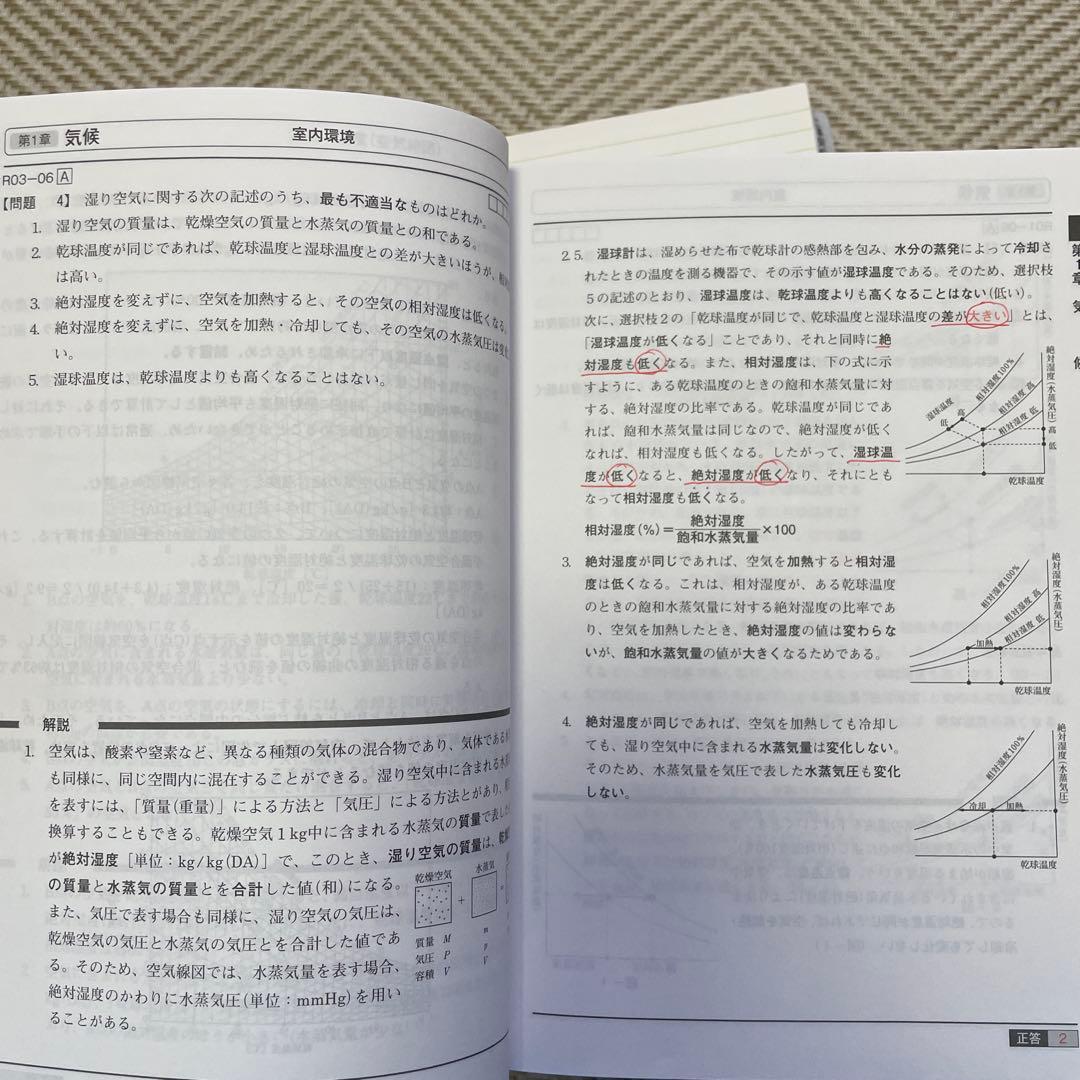 日建学院　二級建築士　学科勉強セット