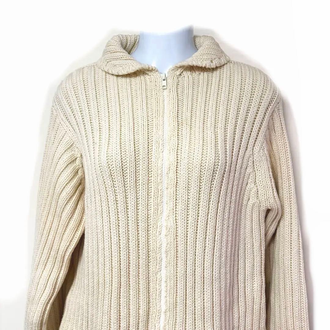 【美品】yohji yamamoto ヨウジヤマモト　ロングニット　ジャケット