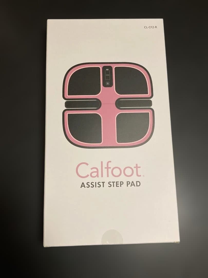 【新品】Calfoot アシスト ステップパッド 足裏EMS ながら筋トレ 赤
