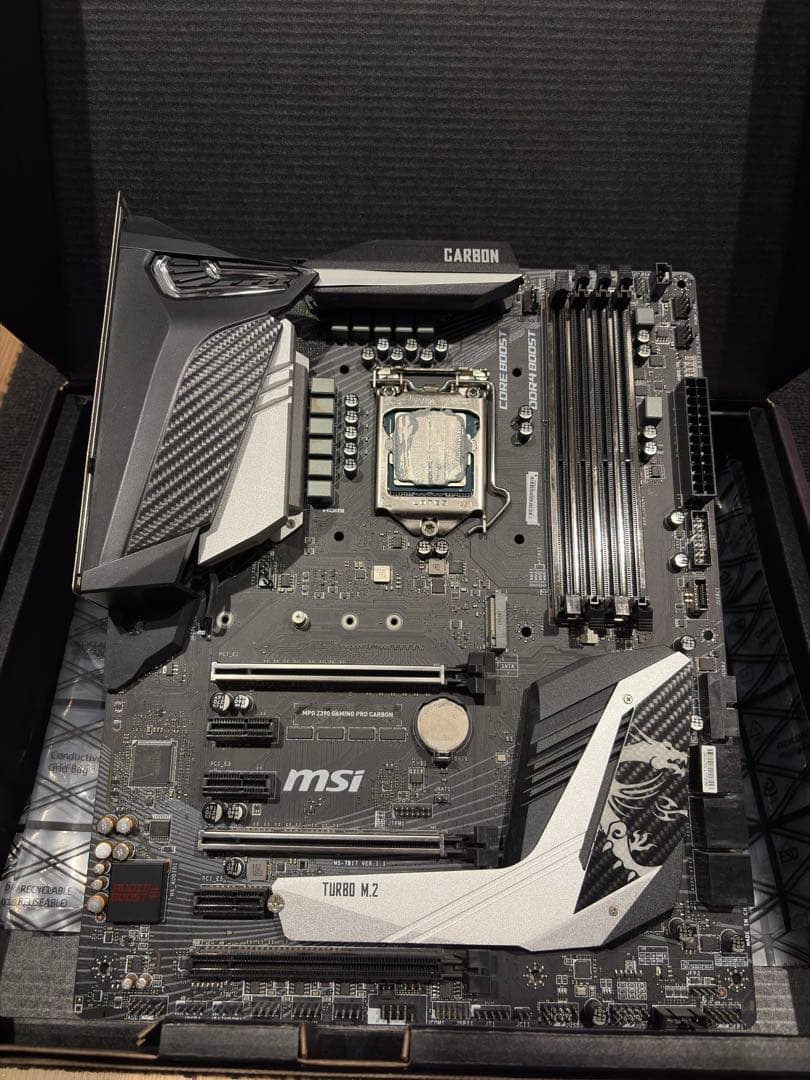 CPU Corei7 8700 + MSI Z390 GAMING PRO CARBON
