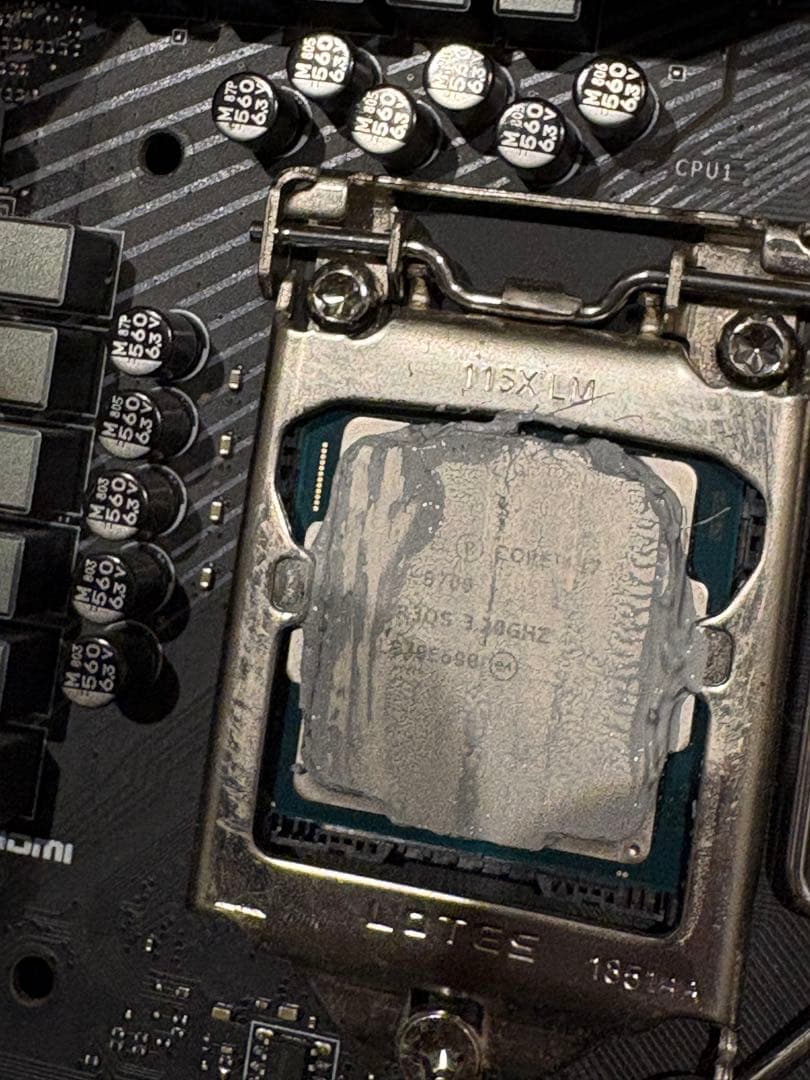 CPU Corei7 8700 + MSI Z390 GAMING PRO CARBON