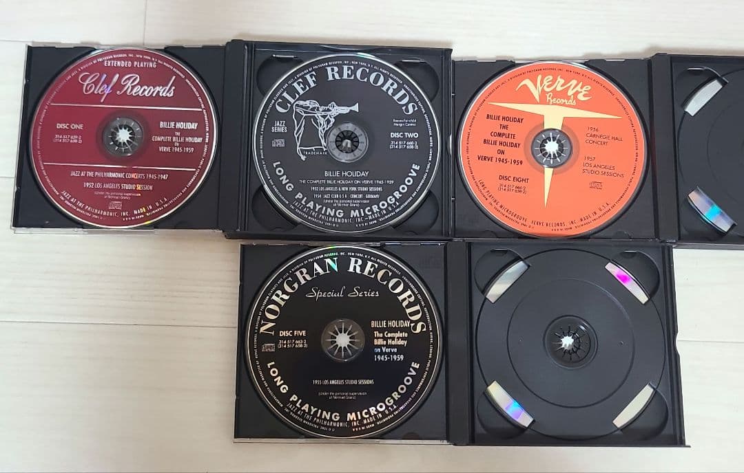 【希少・美品】Billie Holiday 完全コレクション 1945-1959
