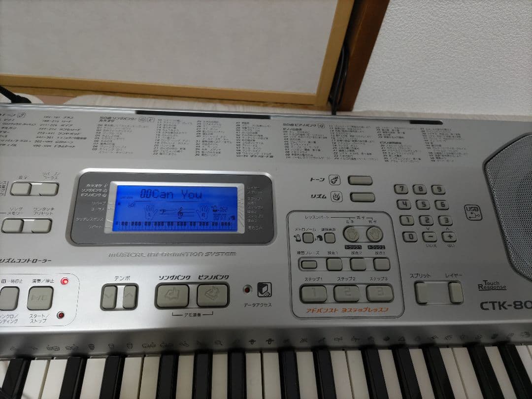 CASIO CTK-800 シルバー