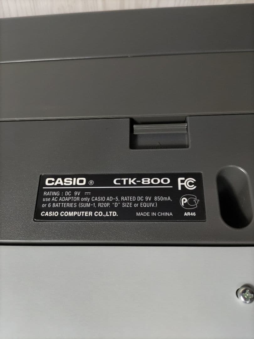 CASIO CTK-800 シルバー