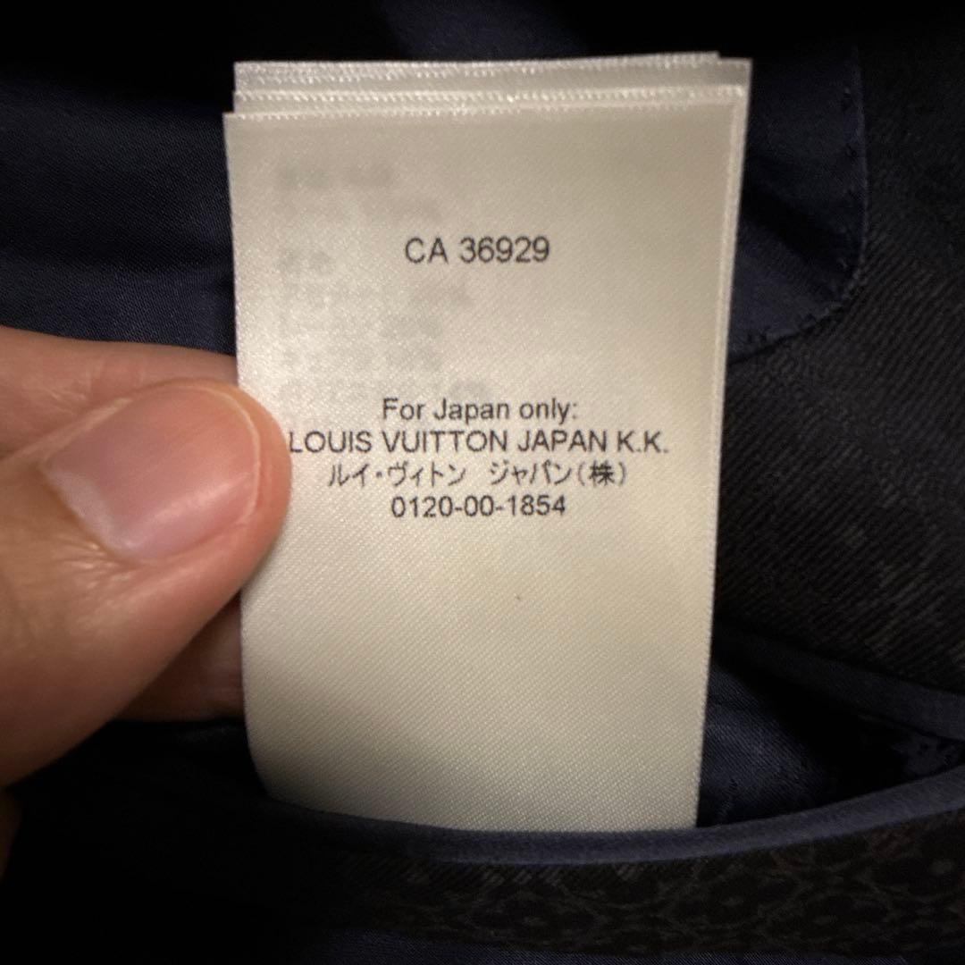 LOUIS VUITTON ピークドラペル ポンヌフ テーラードジャケット 48