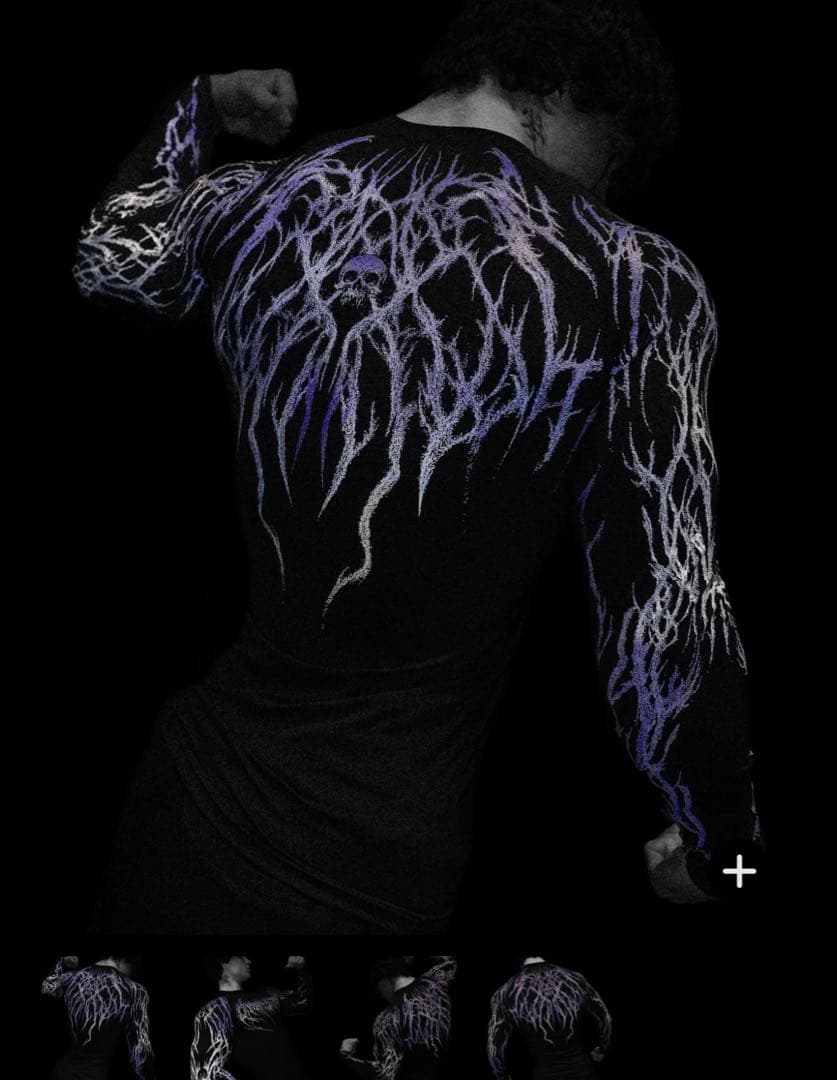 トップス Breathedivinity HOLLOW PURPLE