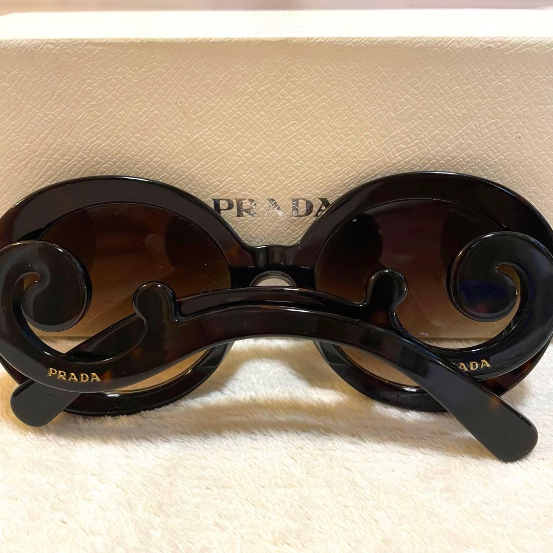 ✨数回着用✨　PRADA サングラス　ミニマルバロック　ベッコウ柄