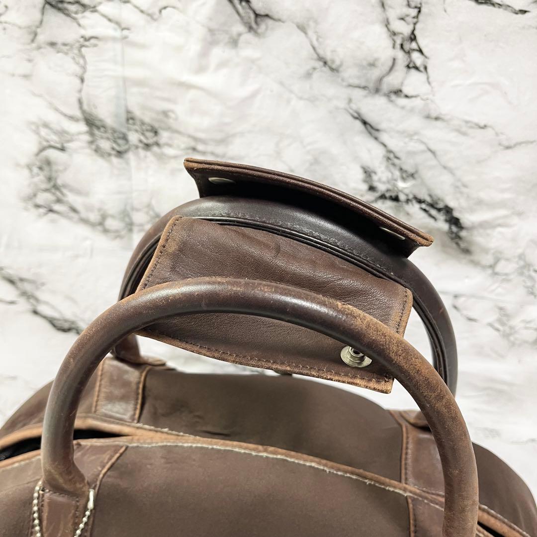 COACH ブラウン ボストンバッグ ショルダー 2way 6398