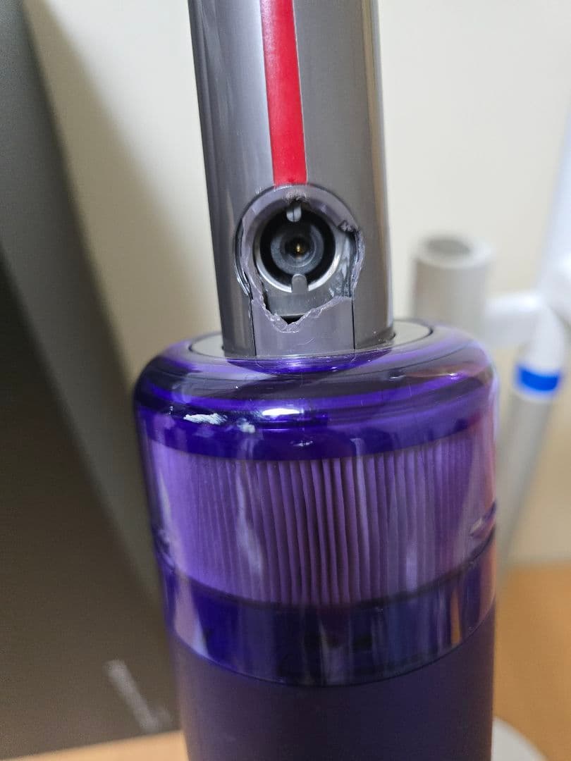 Dyson 掃除機 紫色 本体 保証 付属品付き