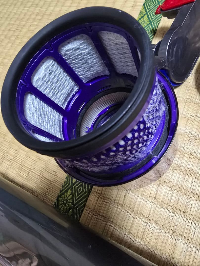 Dyson 掃除機 紫色 本体 保証 付属品付き