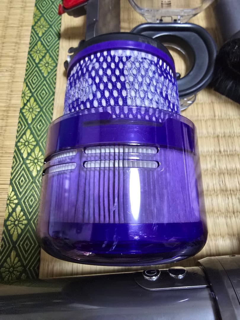 Dyson 掃除機 紫色 本体 保証 付属品付き