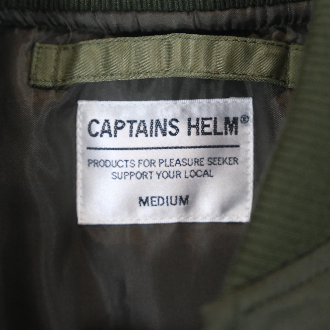 ぷ*ん様 CAPTAINS HELM #SYL38 MIL MA-1 JKT O