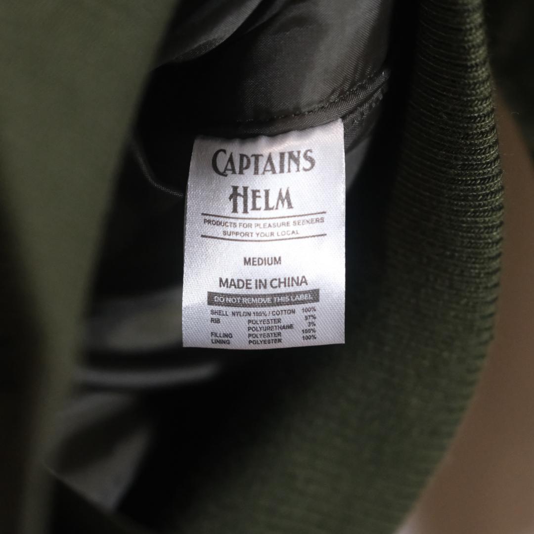 ぷ*ん様 CAPTAINS HELM #SYL38 MIL MA-1 JKT O