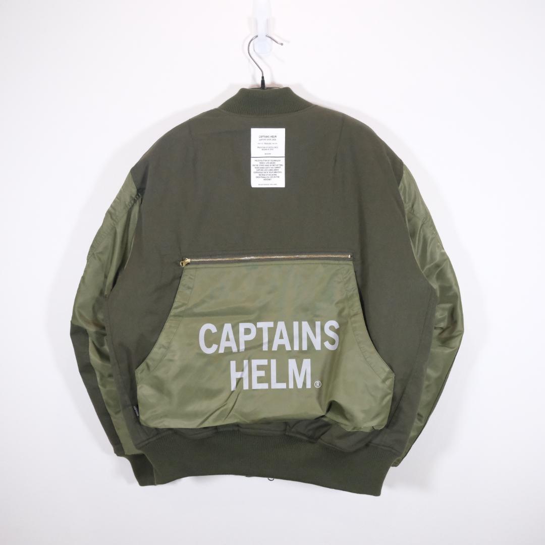 ぷ*ん様 CAPTAINS HELM #SYL38 MIL MA-1 JKT O