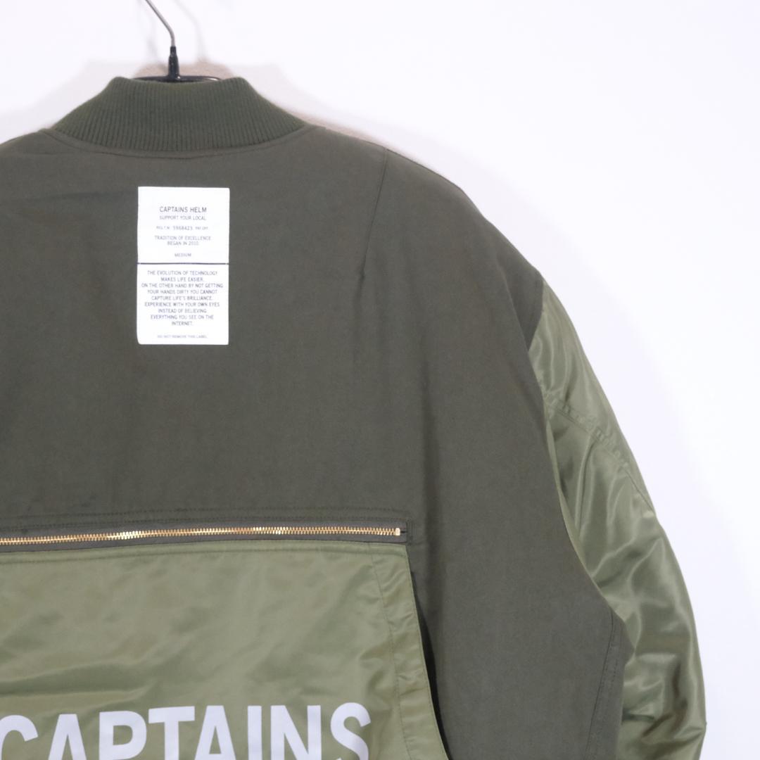 ぷ*ん様 CAPTAINS HELM #SYL38 MIL MA-1 JKT O