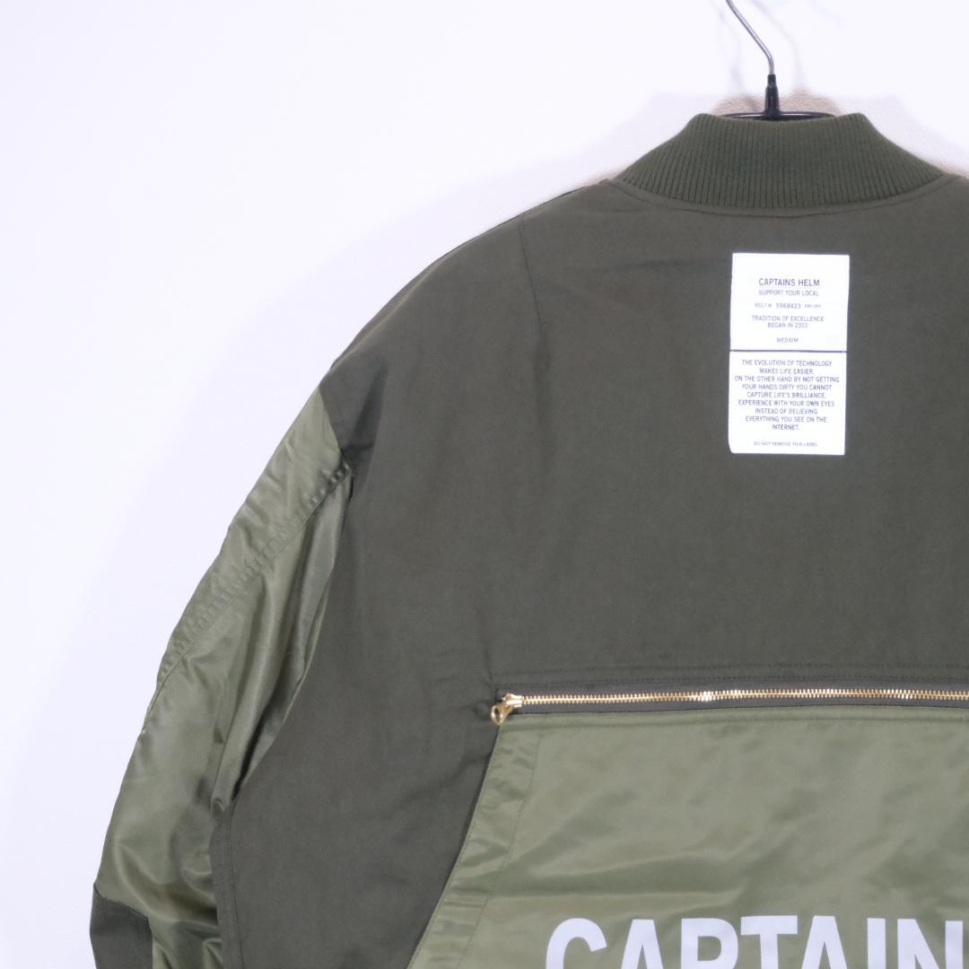 ぷ*ん様 CAPTAINS HELM #SYL38 MIL MA-1 JKT O