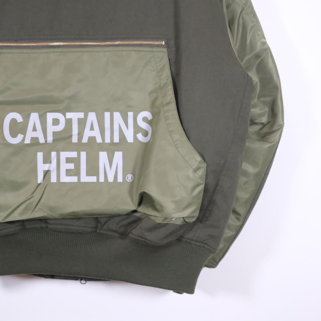 ぷ*ん様 CAPTAINS HELM #SYL38 MIL MA-1 JKT O
