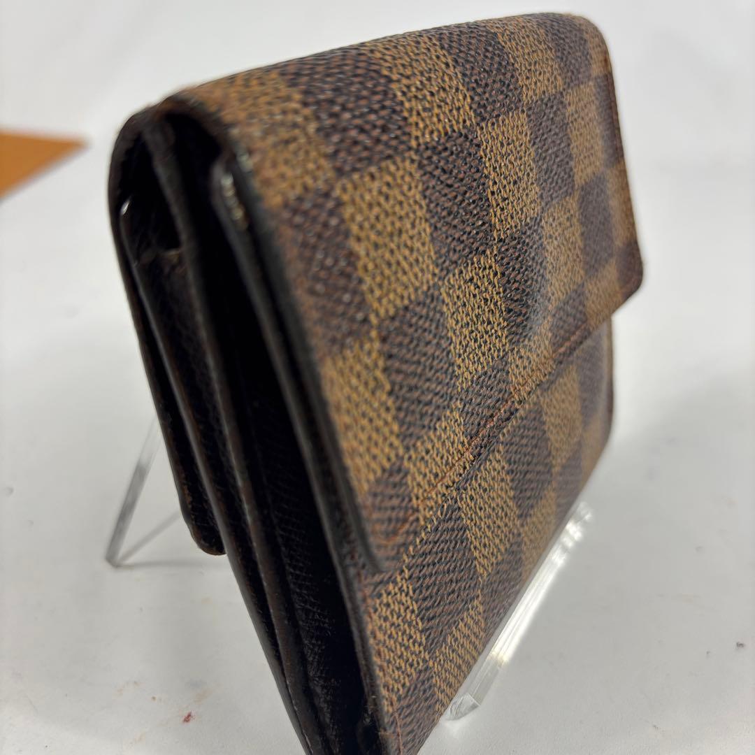 ルイヴィトン ダミエ ポルトモネ ビエ カルトクレディ Wホック 折り財布