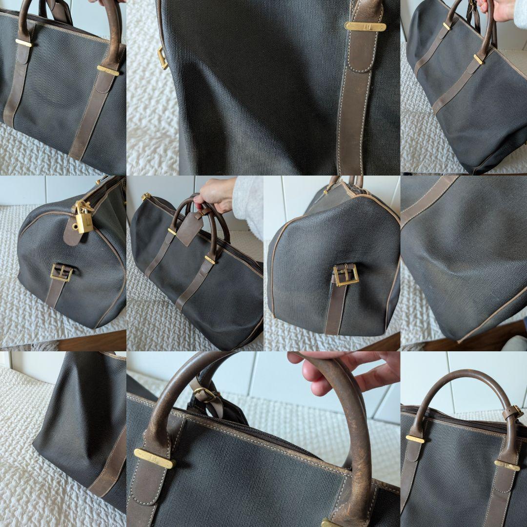 dunhill　ダンヒル　ボストンバッグ　大容量　旅行　出張