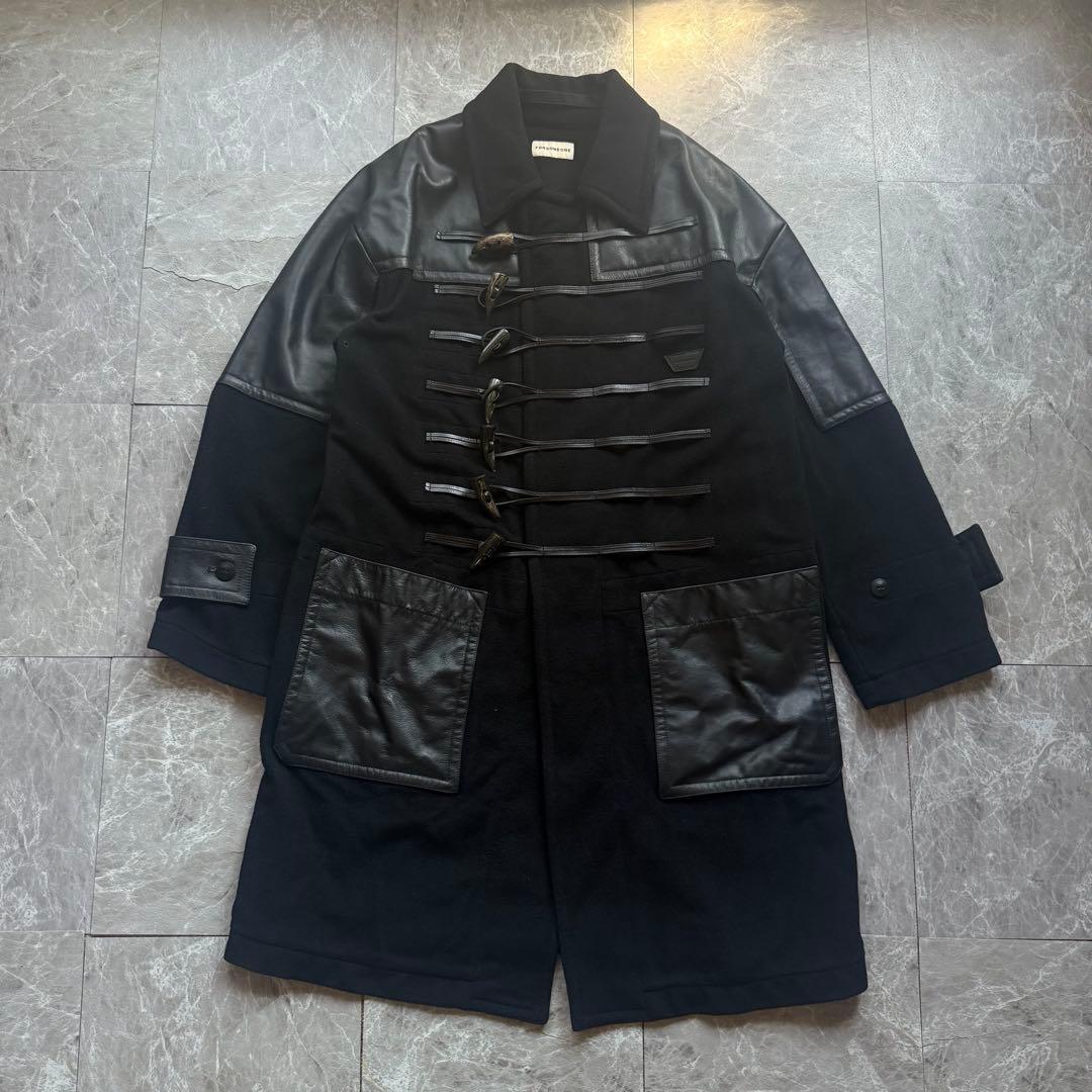 ジャケット・アウター forsomeone wool leather duffle coat