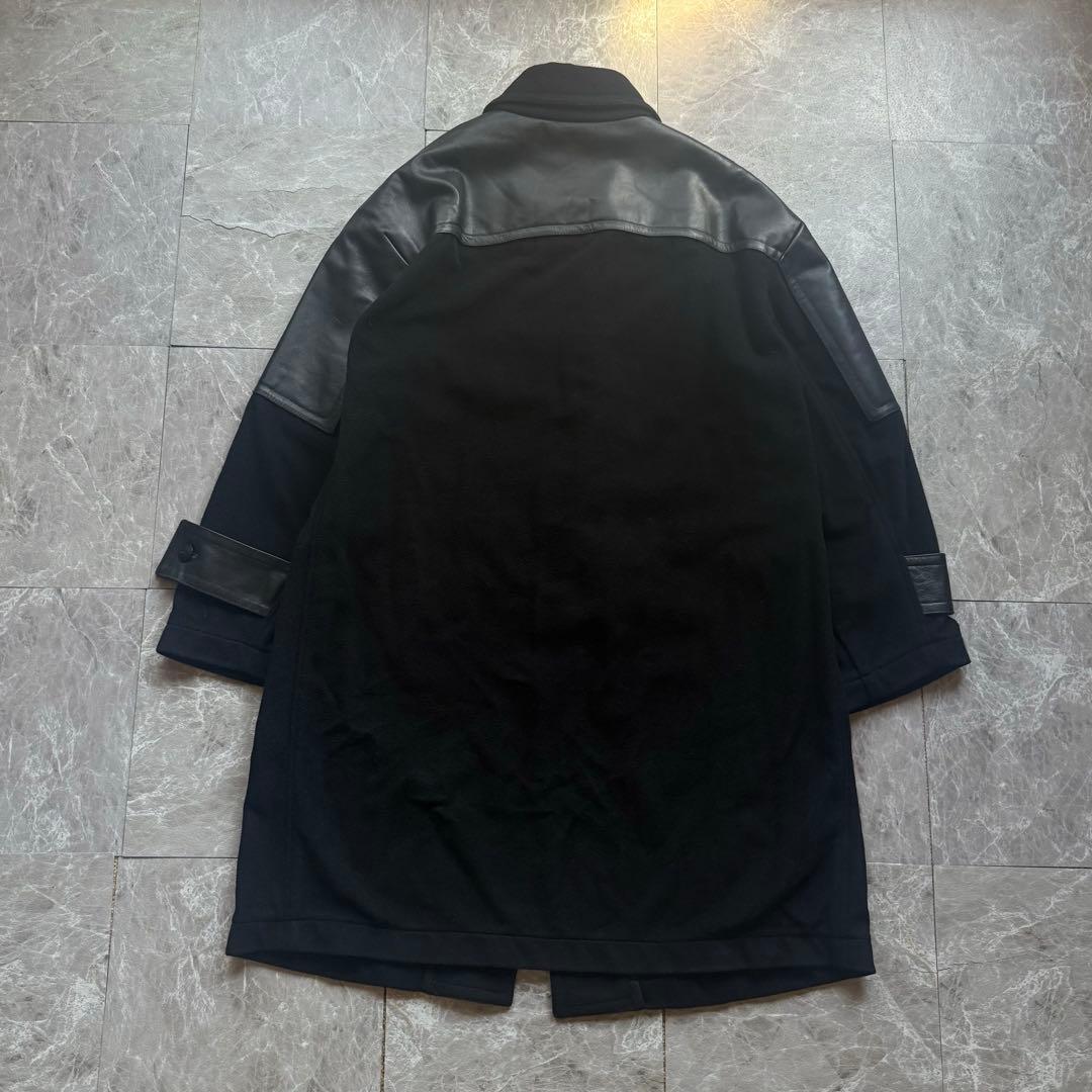 ジャケット・アウター forsomeone wool leather duffle coat