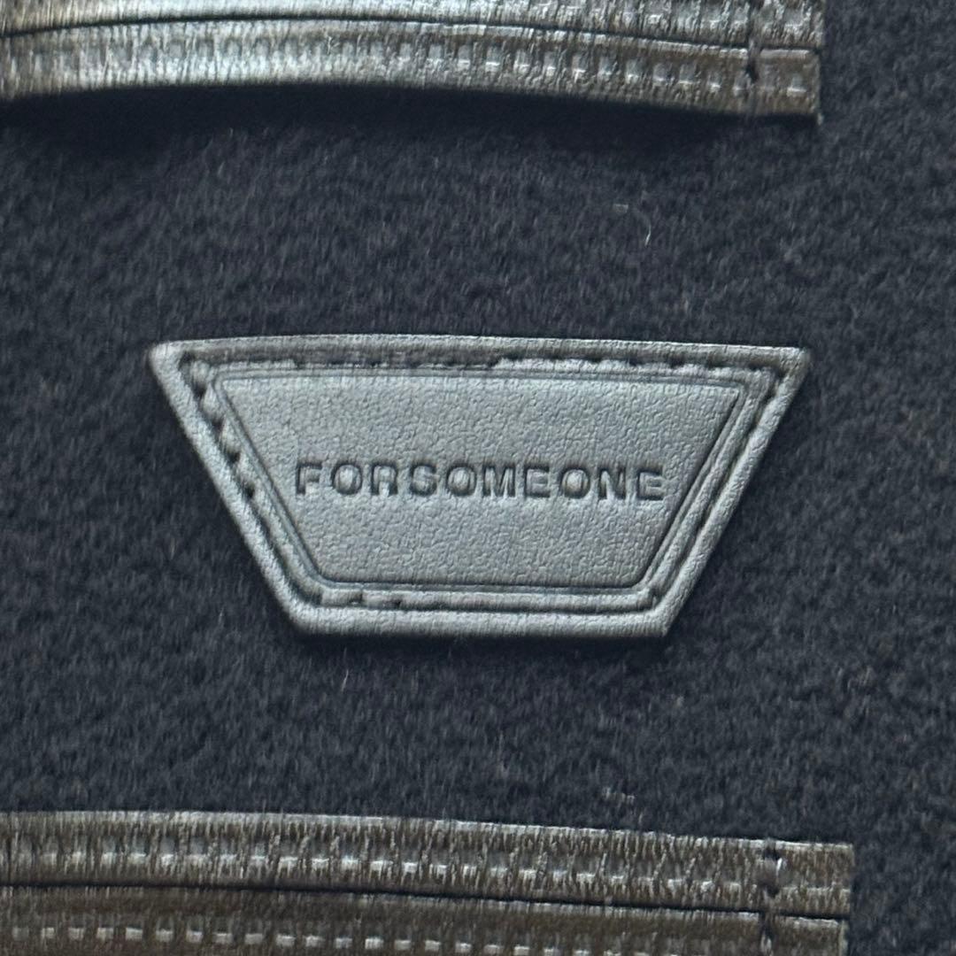 ジャケット・アウター forsomeone wool leather duffle coat