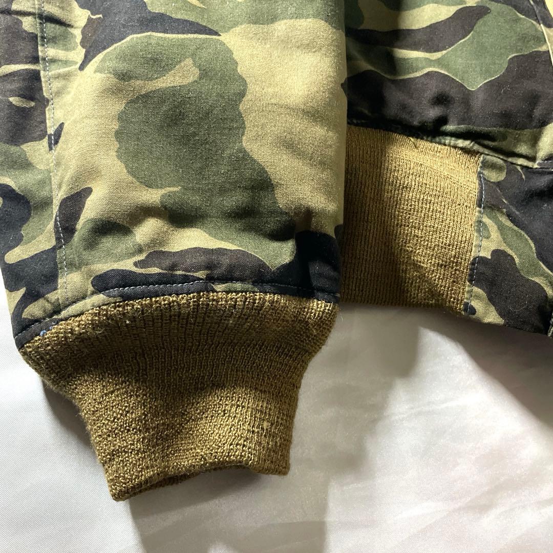 ポ*ポ様 希少　初期　EVISU エヴィス　フライトジャケット　カモフラ　MA-