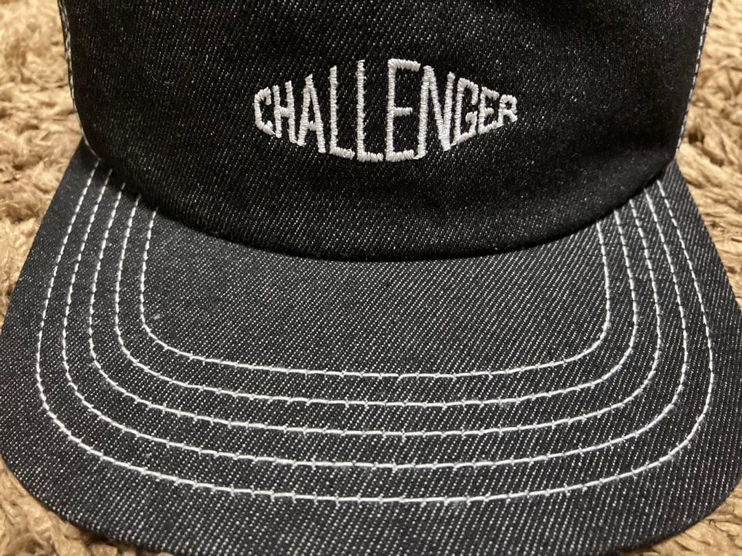 CHALLENGER チャレンジャー デニム ロゴ キャップ 帽子 インディゴ