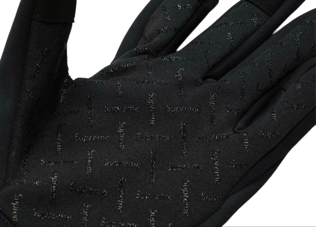 小物 Supreme Windstopper Zip Gloves \"Black\"25