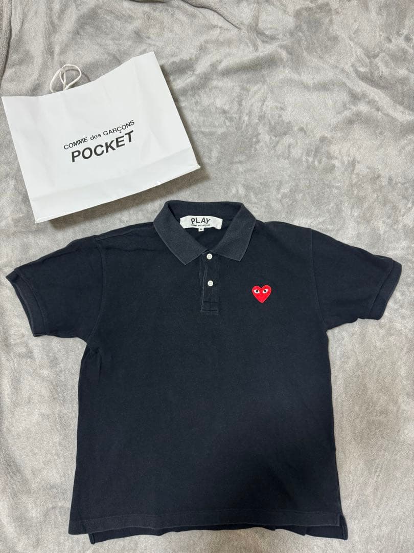 【人気】【正規品】PLAY COMME des GARCONS 半袖 ポロシャツ
