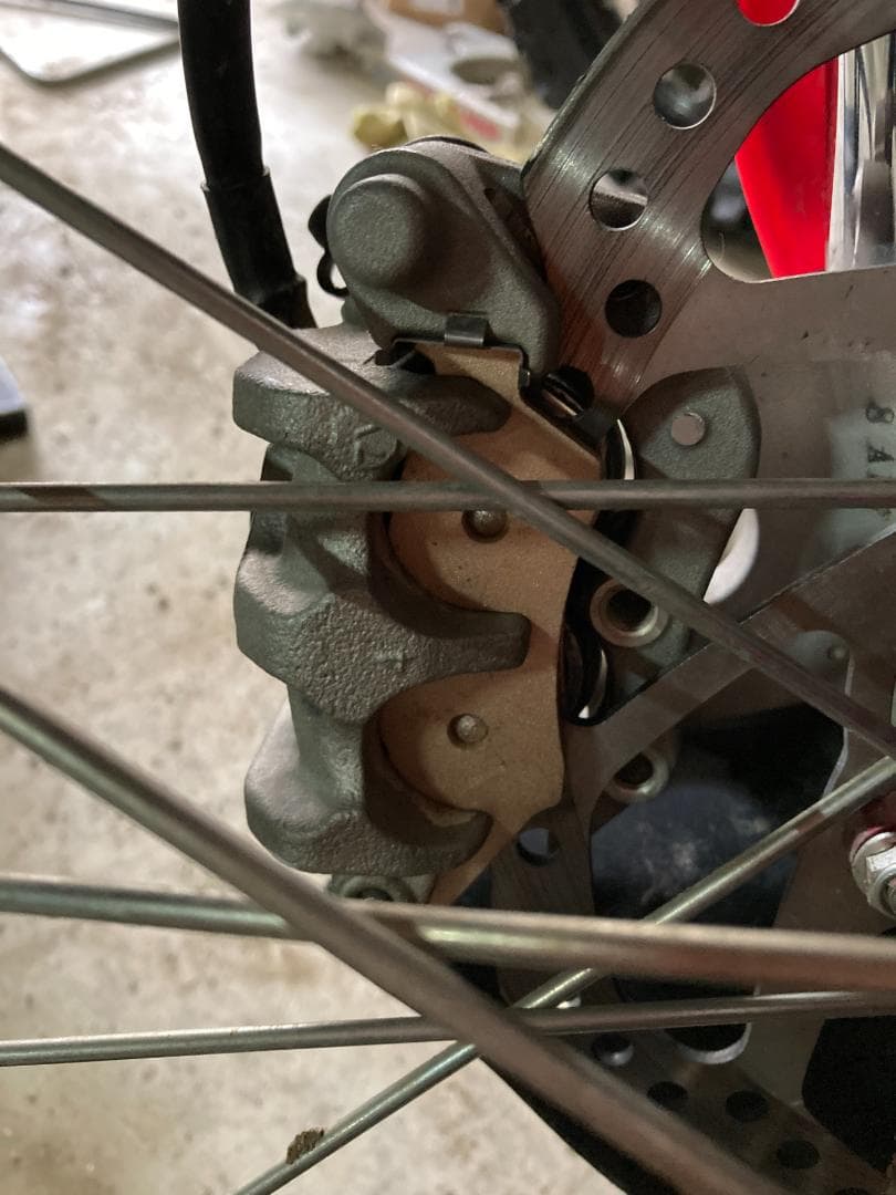 4セット フロント ブレーキパッド CRF250R CRM250AR KLX