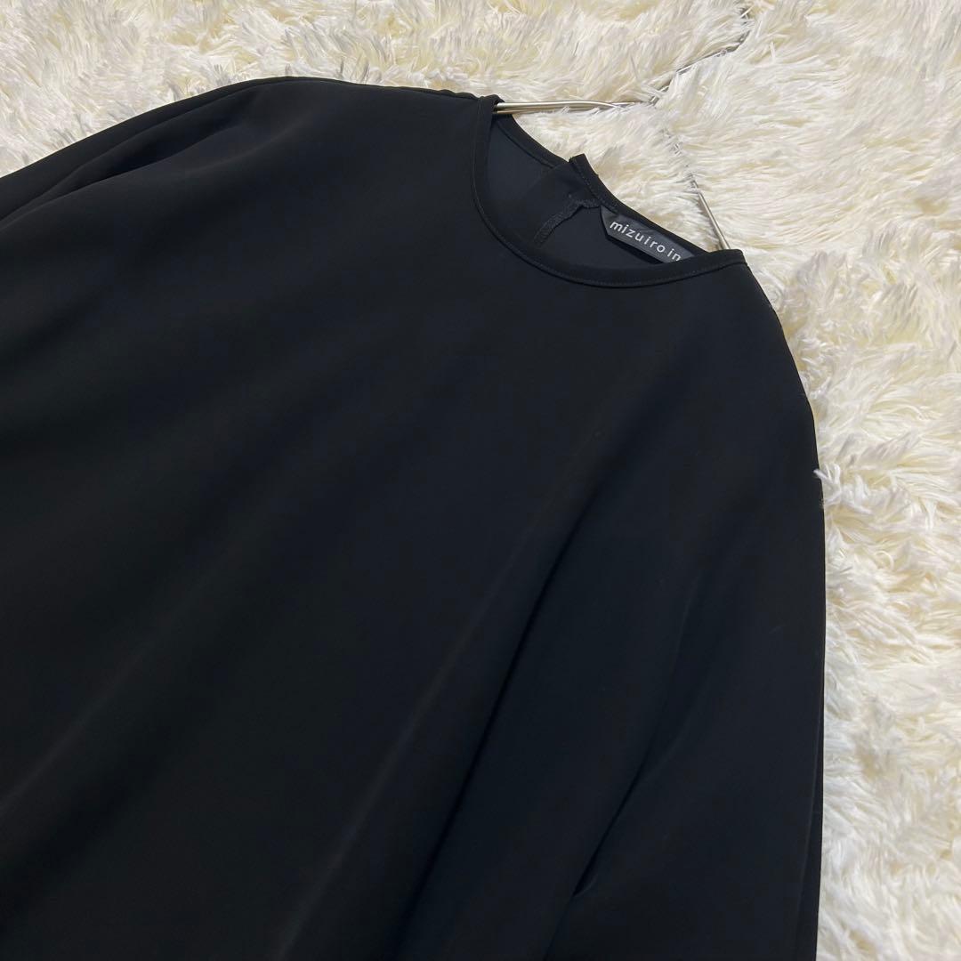 mizuiro ind コクーンワイドワンピース 黒定番人気