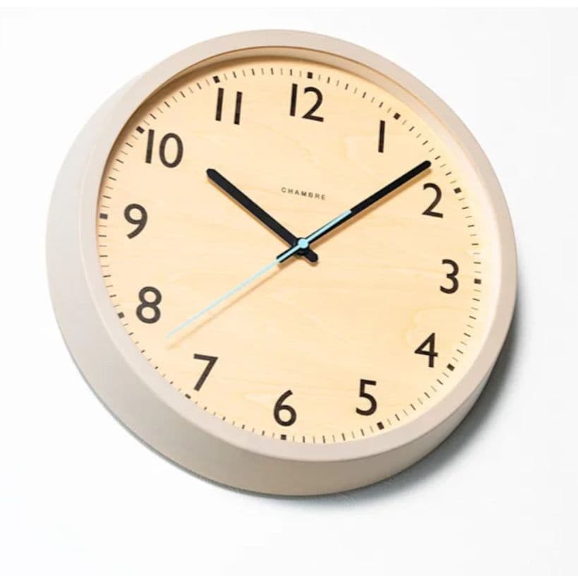 CHAMBRE　DROP CLOCK ウォームグレイ電波時計