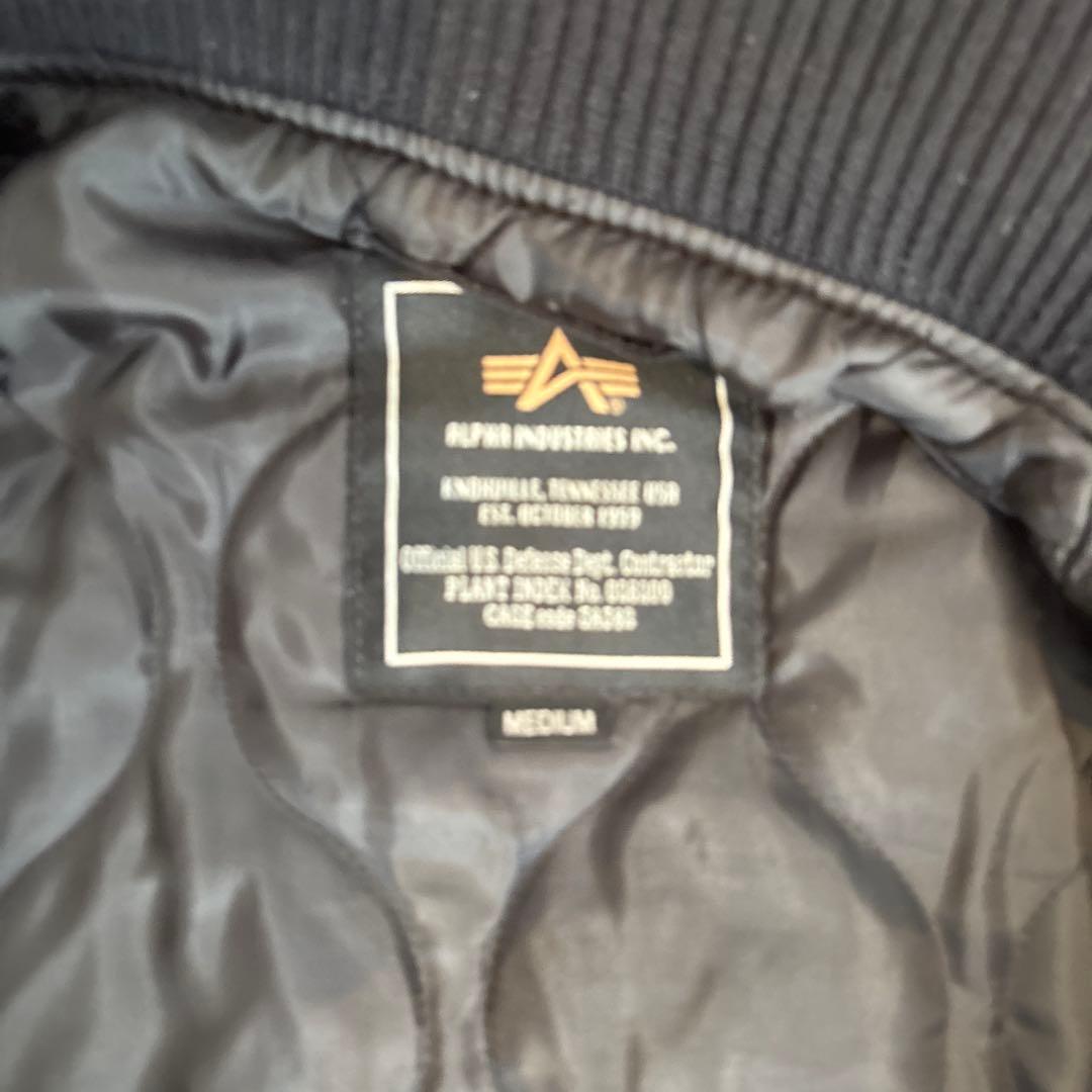 ALPHA INDUSTRIES MA-1 フライトジャケット M ブラック