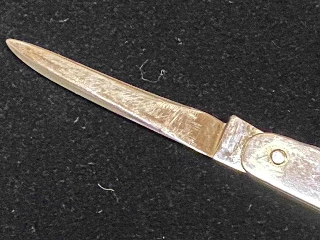 の*り様 1903年銀 STERLING★ホールマーク●ナイフ ビンテージ