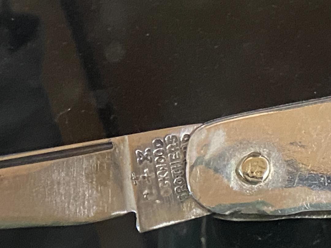 の*り様 1903年銀 STERLING★ホールマーク●ナイフ ビンテージ